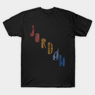 Jordan red yellow blue T-Shirt